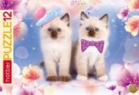 Пазл детский 12 элементов в рамке Котята 1/20
