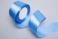 Лента атласная 50мм 23м синяя 1/1