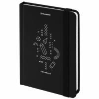 Блокнот 96л А6 109х148мм клетка твердая обложка на резинке BRAUBERG Elements 1/36 