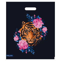 Пакет с вырубной ручкой (38х45)-60 Тигр лам Нео-Пак 25/1000