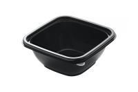 Контейнер ПЭТ 375мл (125х125х51) С-12/12 черный UPAX-UNITY (крышка 458048) 50/1000