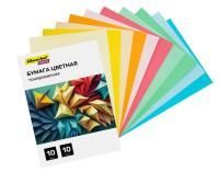Цветная бумага А4 10л 10цв тонированная Silwerhof Create 1/25