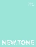 Папка на 2 кольцах А5 NEWtone PASTEL МЯТА Хатбер 1/12