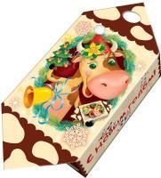 НГ Коробка до 0,5кг 125х70х175 Конфета Коровка 1/275