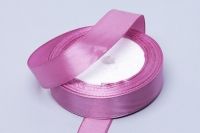 Лента атласная 25мм 25м брусничная 1/5