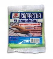 Салфетка микрофибра (30х30) универсальная в индивид. упаковке ОНМ 1/300