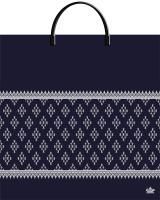 Пакет с пластмассовыми ручками (36х37)-100 Шарф принт Тико 10/100