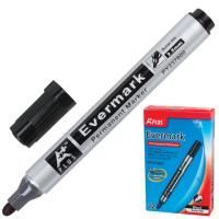 Маркер перманентный черный 2,5мм круглый наконечник BEIFA 1/12/864