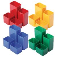 Подставка-органайзер 86х108х102мм 4 отделения ассорти ОР305 Юниор СТАММ 1/15