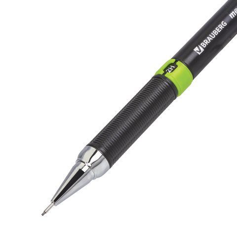 Карандаш мех. 0,5мм BRAUBERG Ring ластик корпус черный детали ассорти 181418