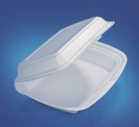 ВПС Ланч-бокс 1-сек (255х190х70) белый LB-max эко вспен ТДУ 100/100