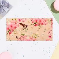 Конверт для денег 16,5x8см Птица 10/10