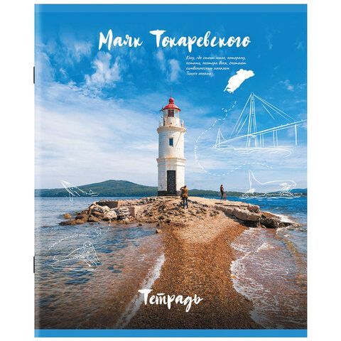 Тетрадь 96л А5 клетка офсет №2  обл картон скоба Природа STAFF 1/5/50