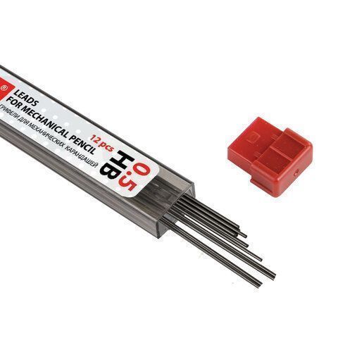 Грифели запасные 12шт HB 0,5мм Hi-Polymer BRAUBERG 1/36/1440