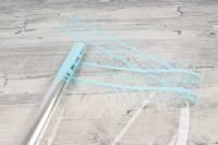 Ролик 70см х8м пленка полипропилен с рисунком Горох голубой 1/10