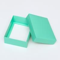 Коробка без окна 165х125х52мм картонная мятная 1/550