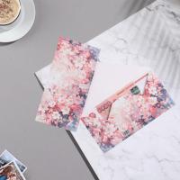 Конверт для денег 17х8,5см Универсальный розовые цветы 5/5