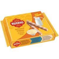 Продукты, Яшкино Трубочки вафельные со сгущ мол 190г 1/24