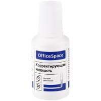 Корректирующая жидкость штрих 20мл флакон с кисточкой  OfficeSpace 1/12/576