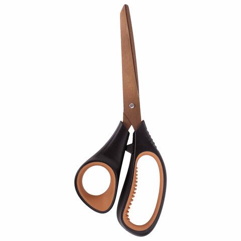 Ножницы 210мм титан 2-х сторон заточка Heavy Duty BRAUBERG 1/12/144(Клиент)