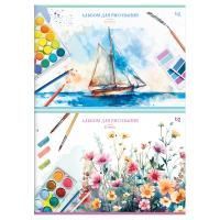 Альбом для рисования 32л А4 скоба обложка картон BG Краски 1/4/28