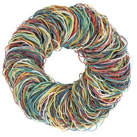 Резинка банк 1000гр 60мм цв натуральный каучук BRAUBERG 1/20