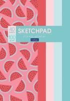 Блокнот-скетчбук 40л А5 склейка жест подложка Фрутоскоп Хатбер 1/72