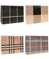 Пакет подарочный бумажный (43х32х14) с тиснением Тартан Люкс 1/12