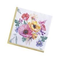 Салфетки (33х33) 3-сл Bouquet Акварельные анемоны (16) 1/12