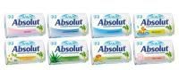 Мыло туалетное 90гр в обертке Абсолют Нежное антибактериальное 1/6/72
