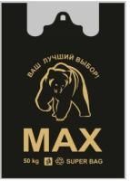 Пакет Майка ПНД (40+16)х67-30 MAX черный Д 100/500