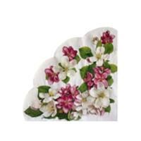 Салфетки 3-сл d 32 см  Rondo Яблоневый цвет (12) 1/15