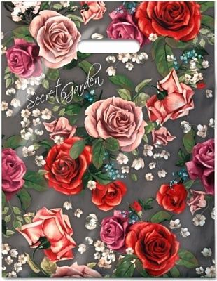 Пакет с вырубной ручкой (31х40)-60 Таинственный сад ламинат 50/500 Пакет с вырубной ручкой (31х40)-60 Таинственный сад ламинат 50/500