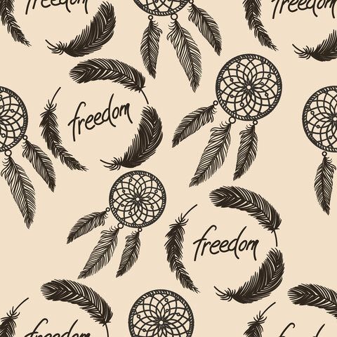 Бумага упаковочная 70х100см ЗОЛОТАЯ СКАЗКА Ethnic2  мелов 5 дизайнов 70 г/м2 1/50