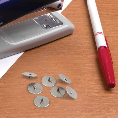 Кнопки канцелярские 10мм (100шт) Staff 1/196