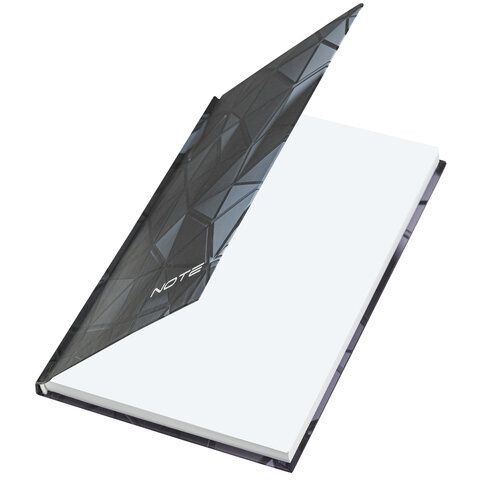 Ежедневник А5 145х215мм 128л недатир ламинированная обложка с фольгой STAFF 3D Triangles 1/1