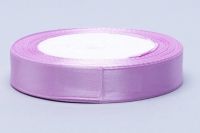 Лента атласная 15мм 25м сиреневый светлый 1/10
