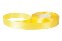 Лента атласная 15мм 25м желтая 1/10