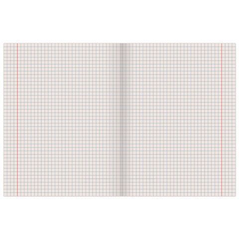 Тетрадь 96л А5 клетка офсет №2  обл картон скоба Природа STAFF 1/5/50