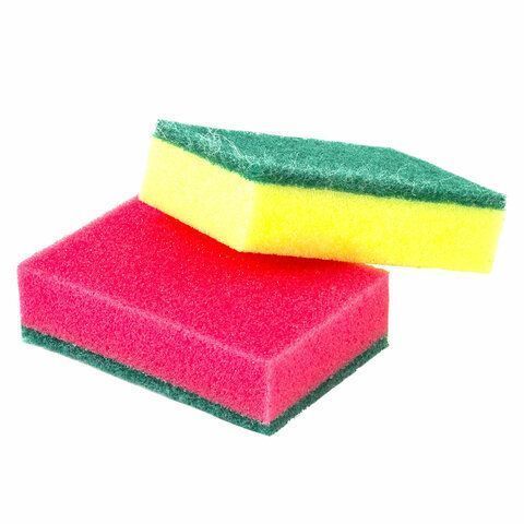 Губка для посуды макси (5шт) 96х64х27мм ЛАЙМА MAXI 1/72