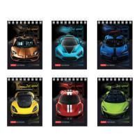 Блокнот 60л А7 75х105мм клетка гребень картон Хатбер АвтоШоу 1/78