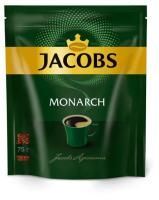Продукты, Кофе Якобс Монарх раств. JACOBS MONARCH, сублимир., 75г, мягкая упаковка 1/9