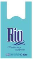 Пакет Майка ПНД (30+15)х54-18  Rio бирюзовый Д 100/1000