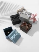 Подарочная коробка Квадрат 5х5х3см Счастье МИКС 1/6/1920