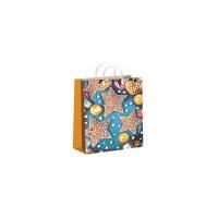 Пакет пластиковый (30х40)-150 Пряничные звезды Интерпак 1/40