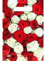 Пакет с вырубной ручкой (20х30)-30 Классика роз Тико 100/3000