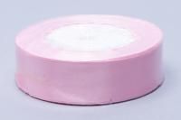 Лента атласная 25мм 25м розовая 5/5