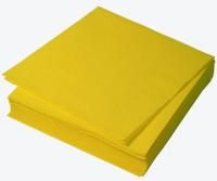Салфетки (24х24) 2-сл (250) желтые 1/12