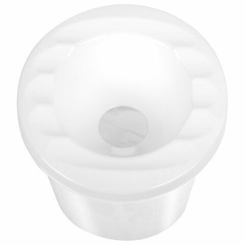 Стакан-непроливайка ПИФАГОР белый прозрачный 1/50