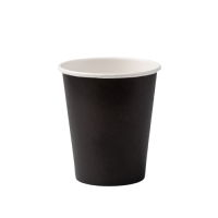 Стакан бумажный для горячего 250мл d-80 Черный Ч 50/1000